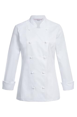 Greiff Gastro Moda Damen Cuisine Basic Kochjacke Regular-Fit Weiß M Greiff Gastro Moda Damen Cuisine Basic Kochjacke Regular-Fit Weiß M von Greiff