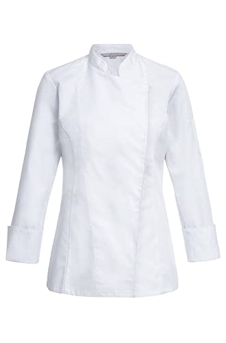 Greiff Gastro Moda Damen Cuisine Basic Kochjacke Regular Fit Weiß Modell 5405 Größe XL von GREIFF