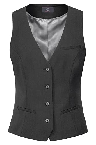 GREIFF Corporate Weste PREMIUM Damen OEKO TEX Anthrazit 40 von GREIFF