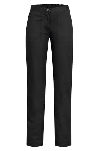 Greiff Gastro Moda Damen Cuisine Basic Hose Regular Fit Schwarz Modell 5313 Größe 50 von Greiff