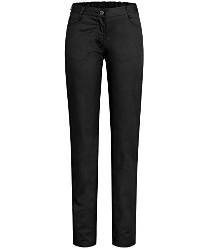 GREIFF Größe 32 Gastro Moda Damen Cuisine Basic 5-Pocket-Hose Regular Fit Schwarz Modell 5319 von GREIFF