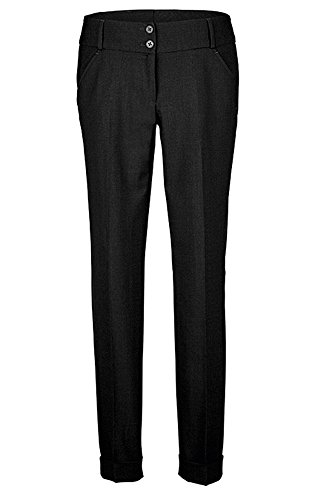 Greiff Größe 38 Corporate Wear Premium Damen Hose Slim Fit Schwarz Modell 1370 von Greiff