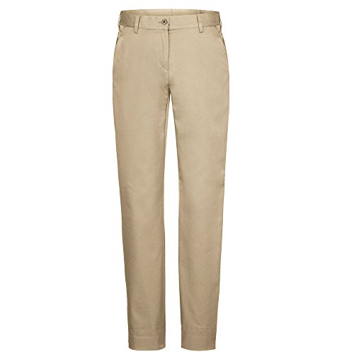 GREIFF Größe 40 Corporate Wear Casual Damen Chinohose Regular Fit Beige Modell 1328 von GREIFF