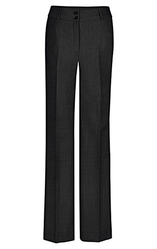 Greiff Größe 44 Corporate Wear Modern Damen Hose Regular Fit Schwarz Modell 1357 von GREIFF