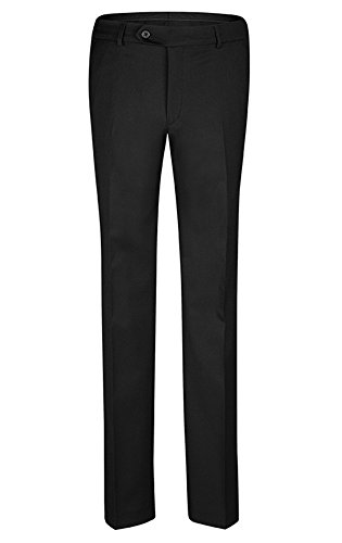 Greiff Größe 54 Corporate Wear Basic Herren Hose Slim Fit Schwarz Modell 1317 von Greiff