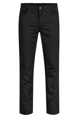 GREIFF Größe 62 Gastro Moda Herren Cuisine Basic 5-Pocket-Hose Regular Fit Schwarz Modell 5321 von GREIFF