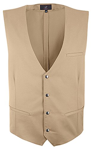 Greiff Größe XXL Gastro Moda Service Herren Weste Sand Modell 1612 von Greiff