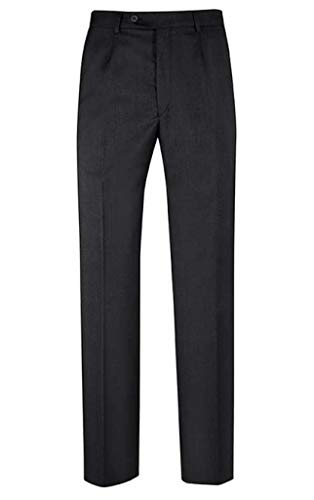 Greiff Größe 102 Gastro Moda Herren Service Hose Regular Fit Schwarz Modell 8024 von GREIFF