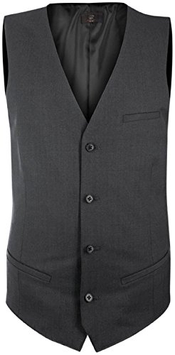 Greiff Größe 62 Corporate Wear Premium Herren Weste Regular Fit Anthrazit Modell 1611 von Greiff