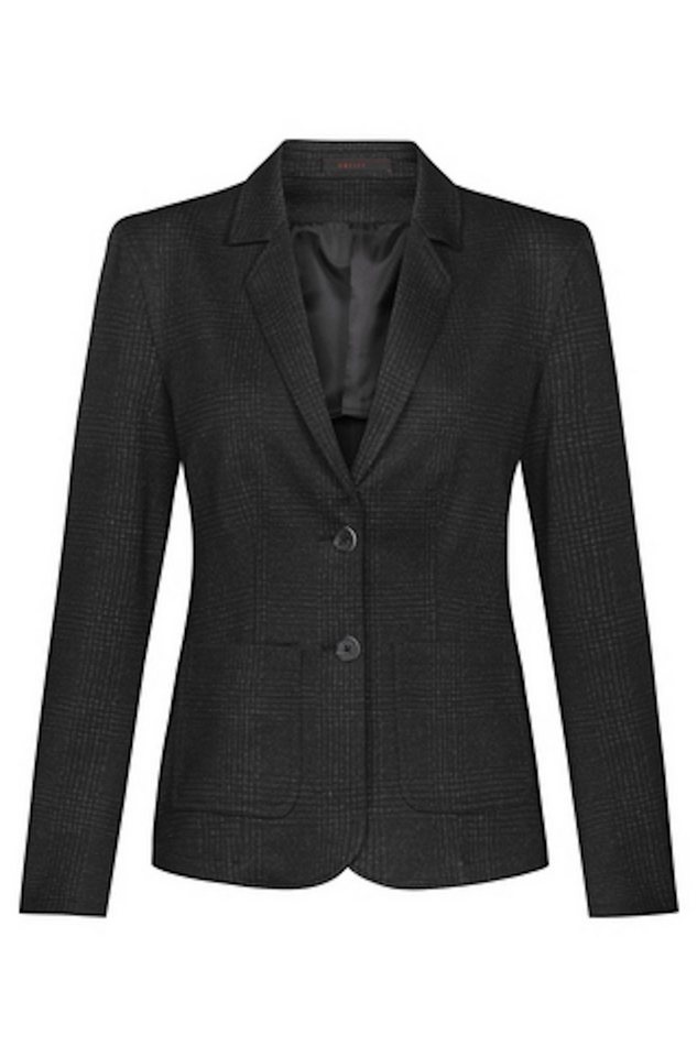 GREIFF Jerseyblazer Greiff CASUAL Damen Jersey-Blazer Regular-Fit Anthrazit Glencheck 50 von GREIFF
