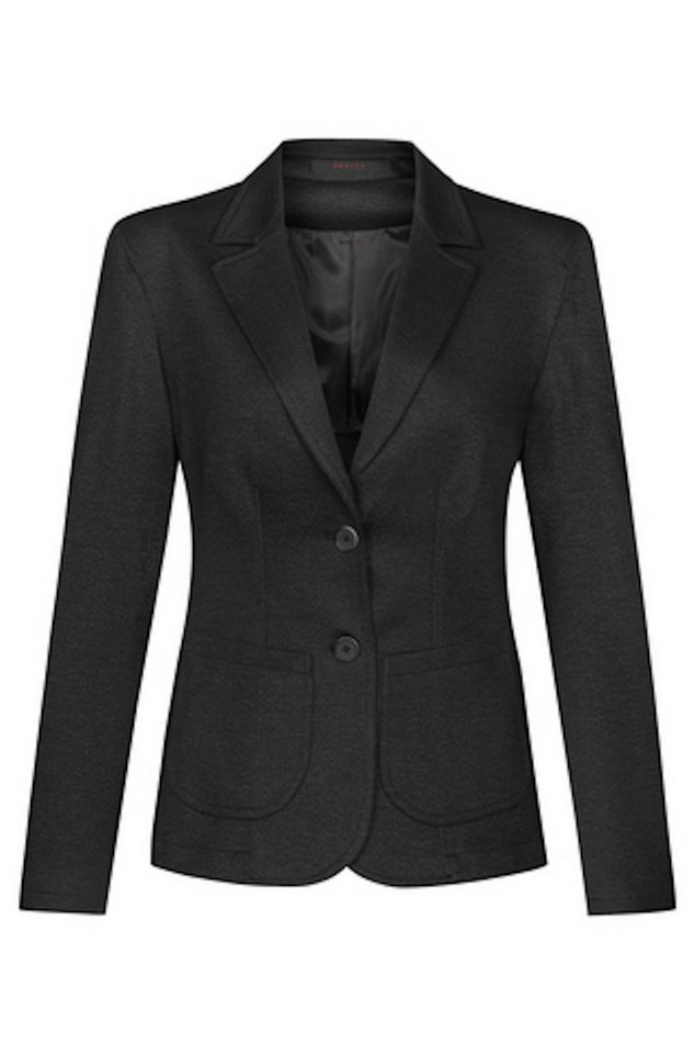 GREIFF Jerseyblazer Greiff CASUAL Damen Jersey-Blazer Regular-Fit Anthrazit meliert 44 von GREIFF