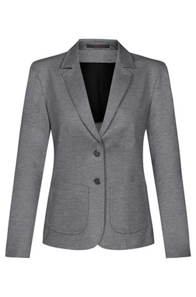 GREIFF Jerseyblazer Greiff CASUAL Damen Jersey-Blazer Regular-Fit Hellgrau meliert 42 von GREIFF