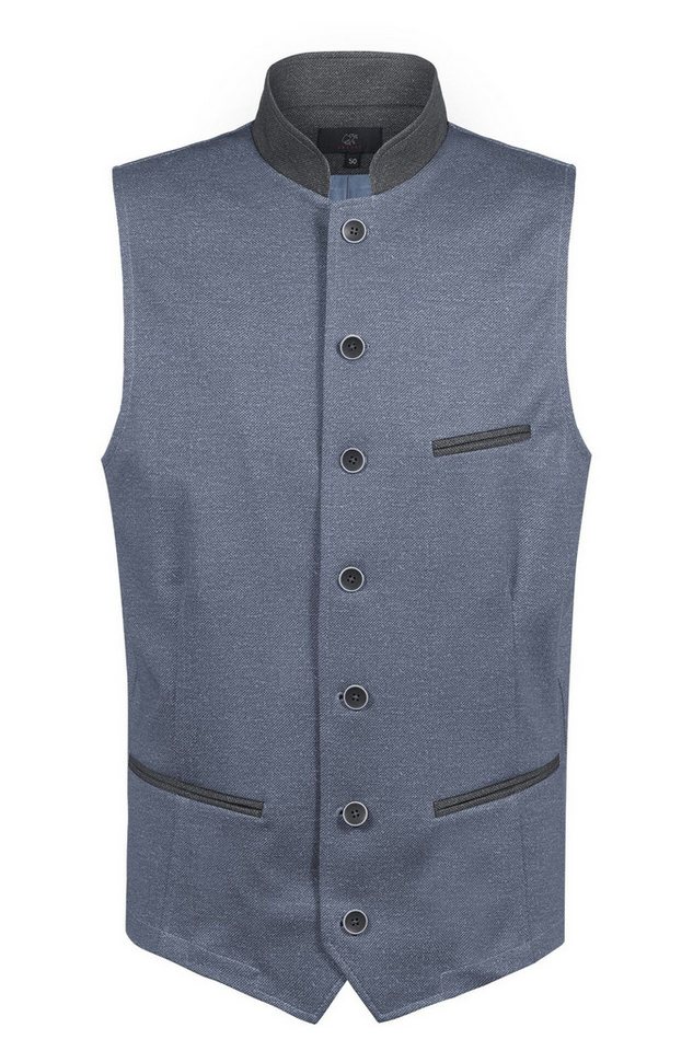 GREIFF Jerseyweste Greiff Corporate LANDHAUS Herren Jerseyweste Regular-Fit Blau/Grau von GREIFF