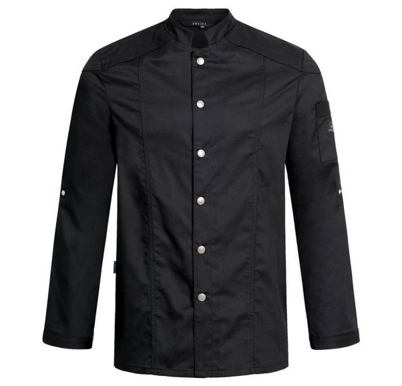 GREIFF Kochjacke Greiff GASTRO MODA Cuisine Herren Kochjacke Bikerstyle Schwarz von GREIFF