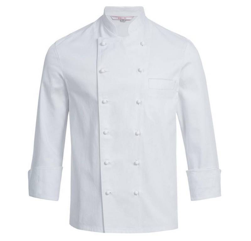 GREIFF Kochjacke Greiff GASTRO MODA Cuisine Herren Kochjacke Regular-Fit Weiß von GREIFF