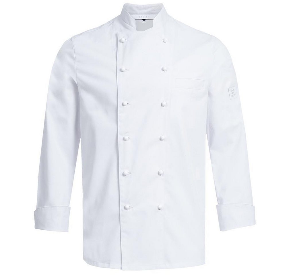 GREIFF Kochjacke Greiff GASTRO MODA Cuisine Herren Premium-Kochjacke Regular Weiß von GREIFF