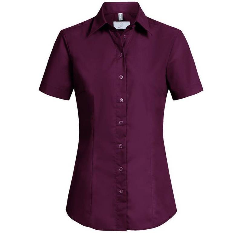 GREIFF Kurzarmbluse Greiff Corporate Bluse BASIC Damen kurzarm OEKO TEX® Brombeere 46 von GREIFF