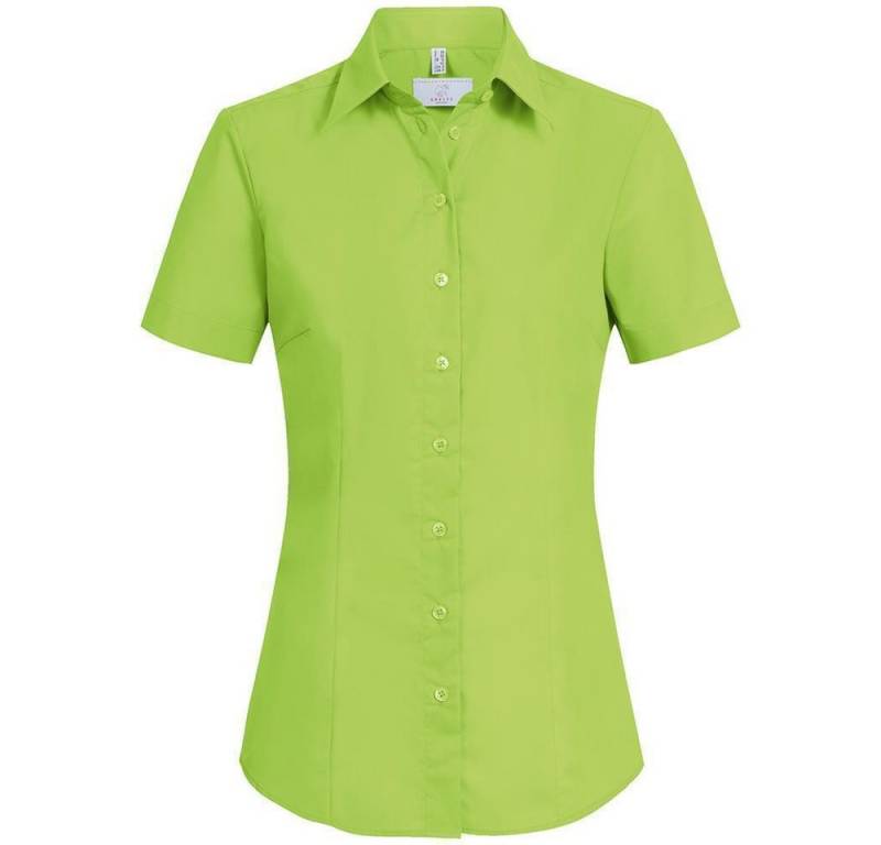 GREIFF Kurzarmbluse Greiff Corporate Bluse Damen BASIC Regular-Fit Apfelgrün 42 von GREIFF