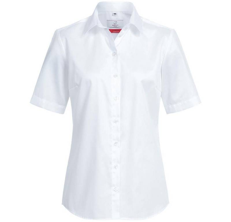 GREIFF Kurzarmbluse Greiff Corporate Bluse PREMIUM Damen OEKO TEX® Bügelfrei Weiß 58 von GREIFF
