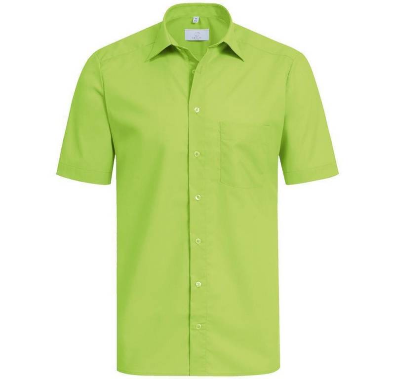 GREIFF Kurzarmhemd Greiff Corporate Hemd BASIC Herren OEKO TEX® Apfelgrün 39/40 von GREIFF
