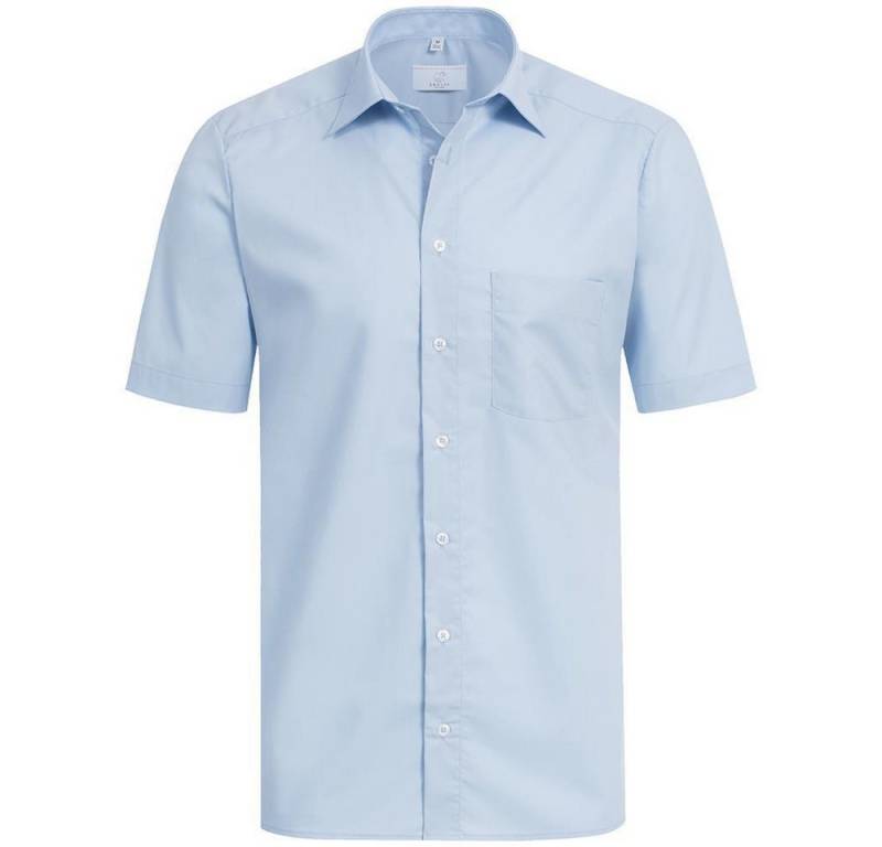 GREIFF Kurzarmhemd Greiff Corporate Hemd BASIC Herren OEKO TEX® Hellblau 35/36 von GREIFF