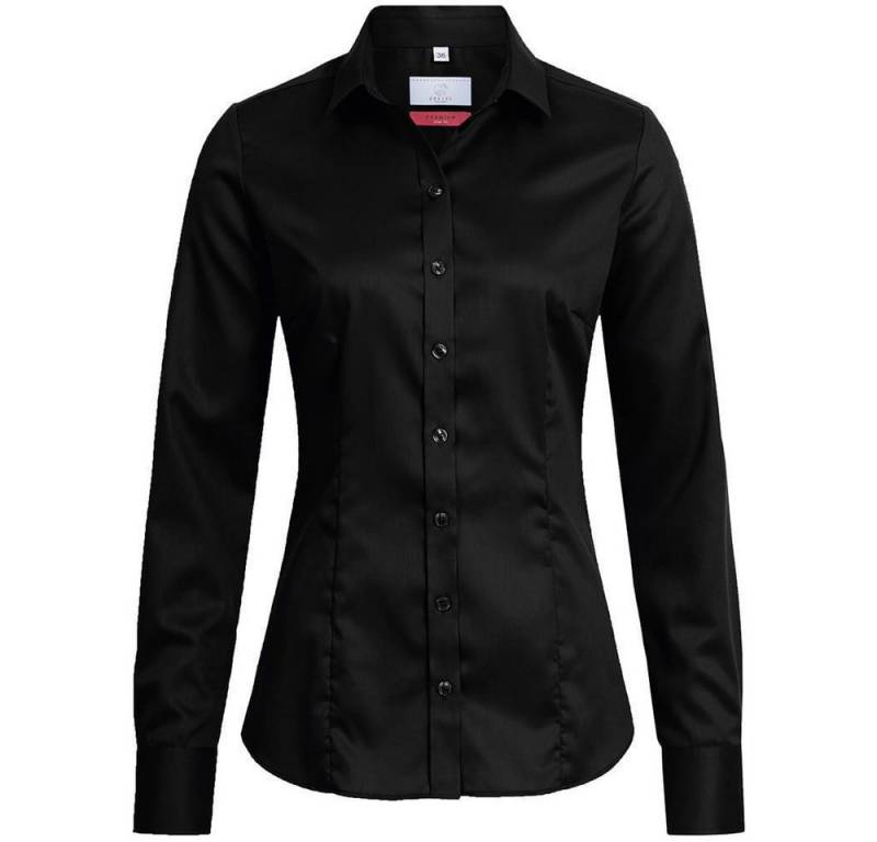 GREIFF Langarmbluse Greiff Corporate Bluse PREMIUM Damen OEKO TEX® Bügelfrei Schwarz 36 von GREIFF