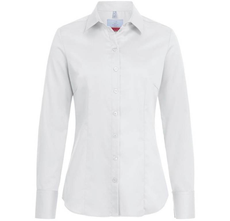 GREIFF Langarmbluse Greiff Corporate Bluse PREMIUM Damen OEKO TEX® Bügelfrei Weiß 48 von GREIFF