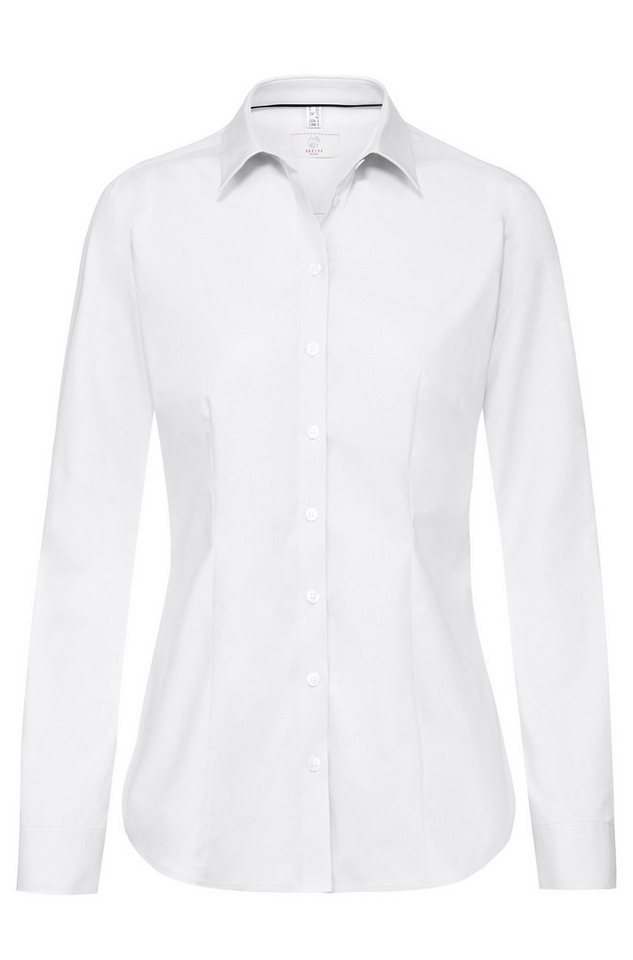 GREIFF Langarmbluse Greiff Corporate Bluse PREMIUM Damen OEKO TEX® Pflegeleicht Weiß 46 von GREIFF