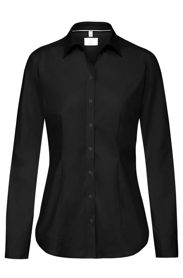 GREIFF Langarmbluse Greiff Corporate Bluse PREMIUM Damen OEKO TEX® Schwarz 48 von GREIFF