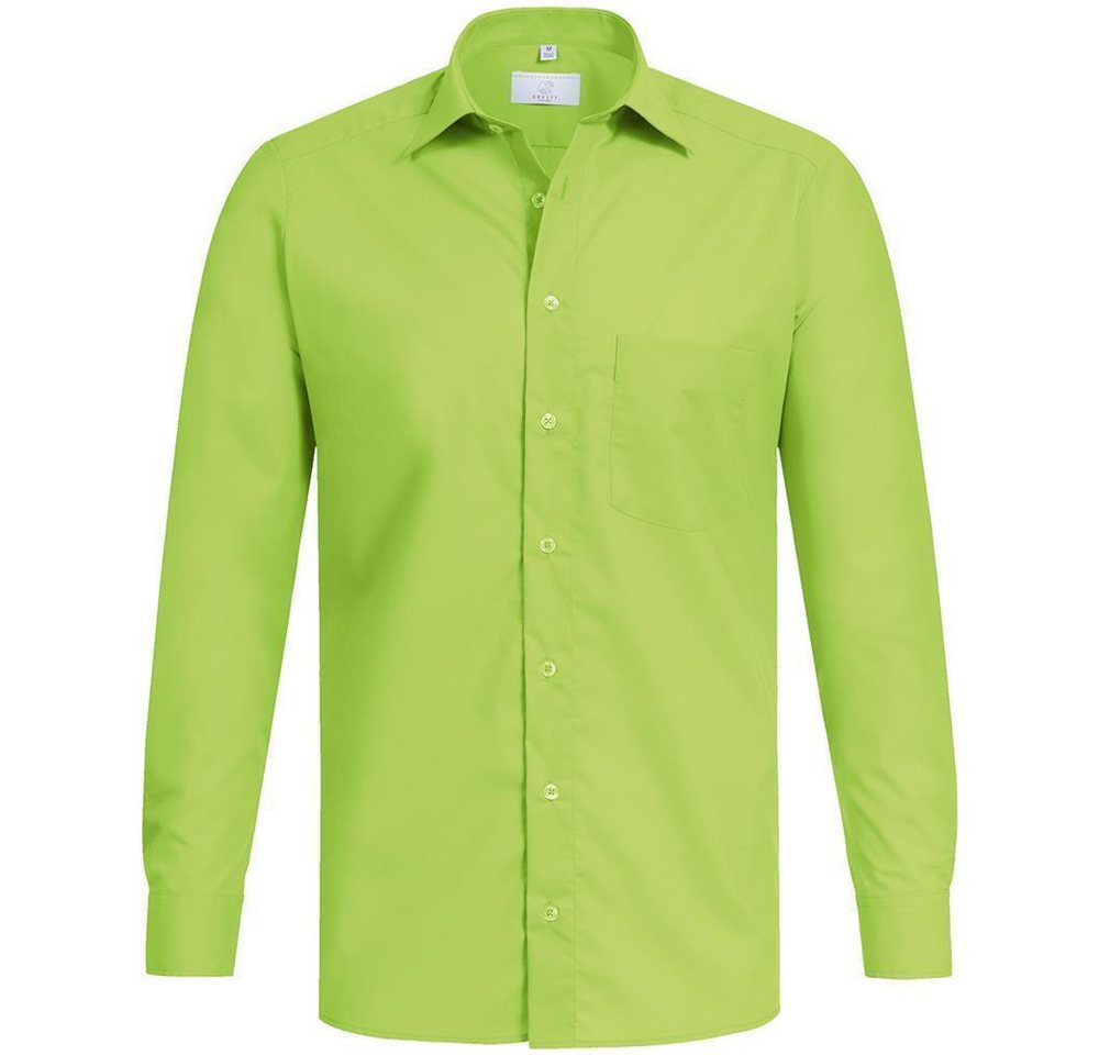 GREIFF Langarmhemd Greiff Corporate Hemd BASIC Herren OEKO TEX® Apfelgrün 35/36 von GREIFF