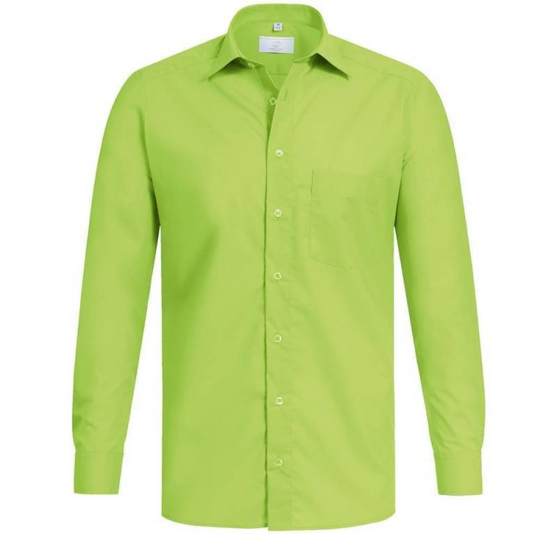 GREIFF Langarmhemd Greiff Corporate Hemd BASIC Herren OEKO TEX® Apfelgrün 35/36 von GREIFF