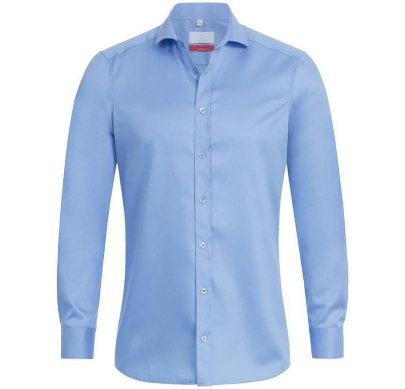 GREIFF Langarmhemd Greiff Corporate Hemd PREMIUM Herren OEKO TEX® Mittelblau von GREIFF
