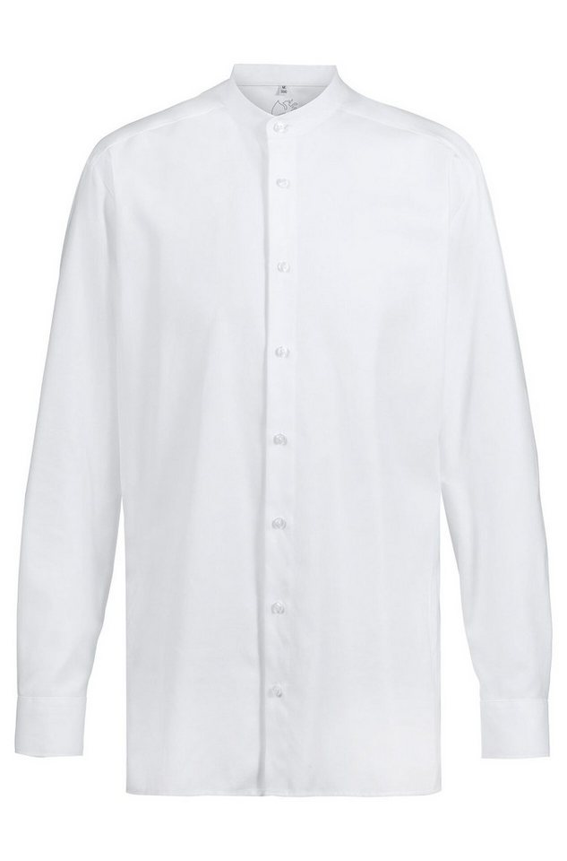 GREIFF Langarmhemd Greiff Corporate LANDHAUS Herren Langarm Stehkragen Regular Weiß von GREIFF