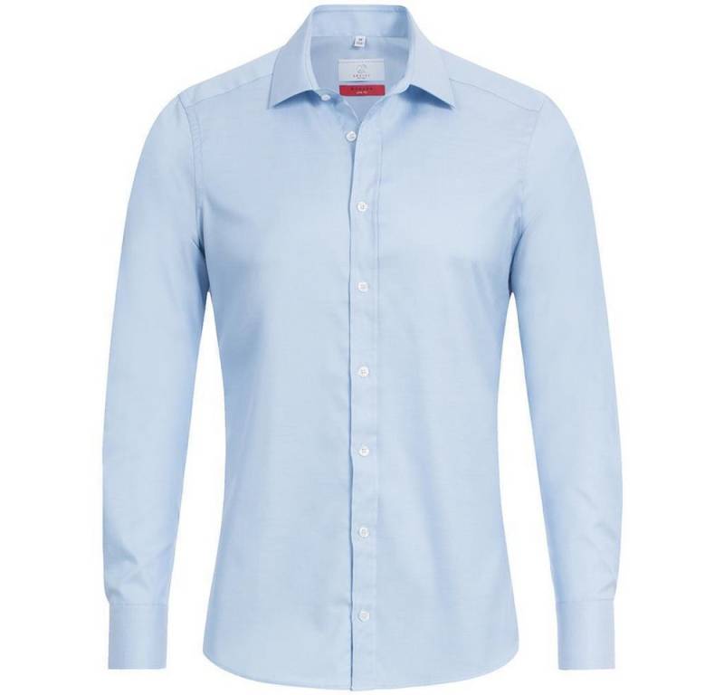 GREIFF Langarmhemd Greiff Modern with 37.5® Herren Hemd Langarm Kent Slim Hellblau von GREIFF