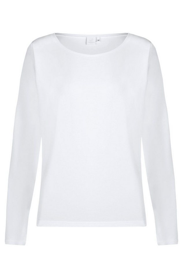 GREIFF Langarmshirt Greiff SHIRTS Damen Shirt Langarm Rundhals Regular Fit Weiß von GREIFF