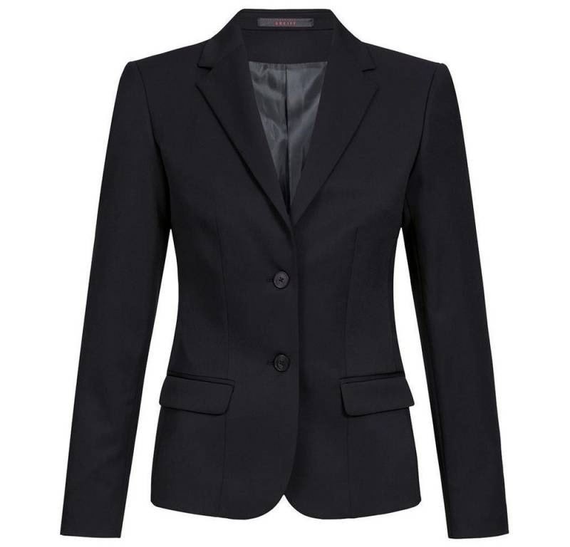 GREIFF Longblazer Greiff Corporate BASIC Damen Business-Blazer Regular-Fit Schwarz 72 von GREIFF