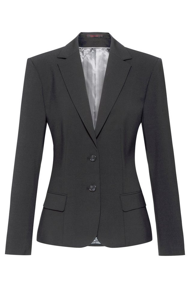 GREIFF Longblazer Greiff Corporate Blazer PREMIUM Damen Slim Fit OEKO TEX® Anthrazit 76 von GREIFF
