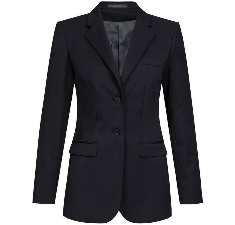 GREIFF Longblazer Greiff Corporate BASIC Damen Langblazer Regular-Fit Schwarz 34 von GREIFF