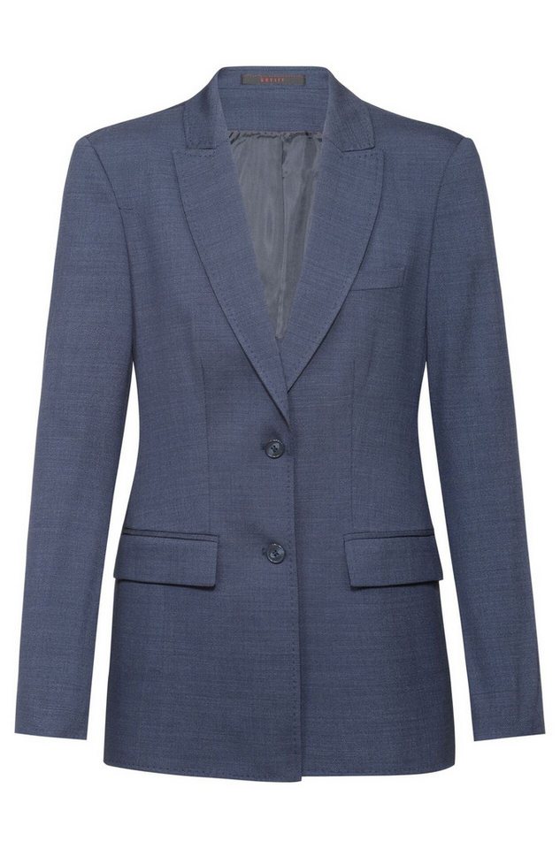 GREIFF Longblazer Greiff Modern WITH 37.5® Damen Langblazer Mittelblau PINPOINT 32 von GREIFF