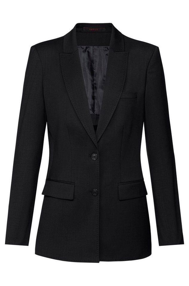 GREIFF Longblazer Greiff Modern WITH 37.5® Damen Langblazer Regular-Fit Schwarz 34 von GREIFF