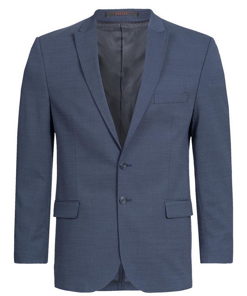 GREIFF Sakko Greiff Corporate Sakko Herren Modern WITH 37.5® Marine PINPOINT 26 von GREIFF