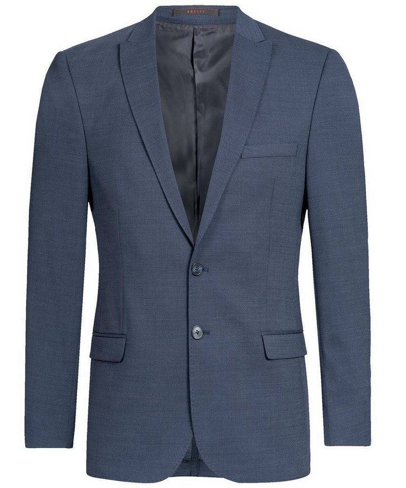 GREIFF Sakko Greiff Corporate Sakko Herren Modern WITH 37.5® Marine PINPOINT 90 von GREIFF