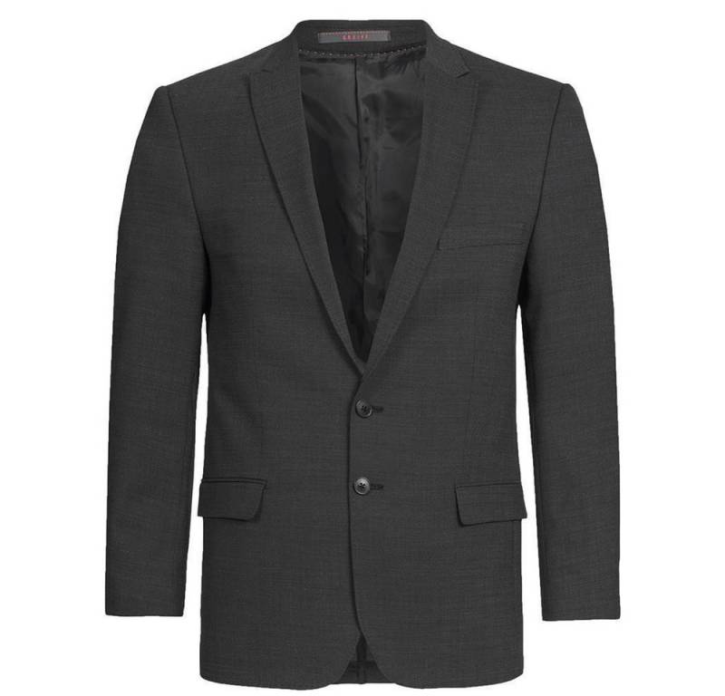 GREIFF Sakko Greiff Corporate Sakko Herren Modern WITH 37.5® Schwarz PINPOINT 62 von GREIFF