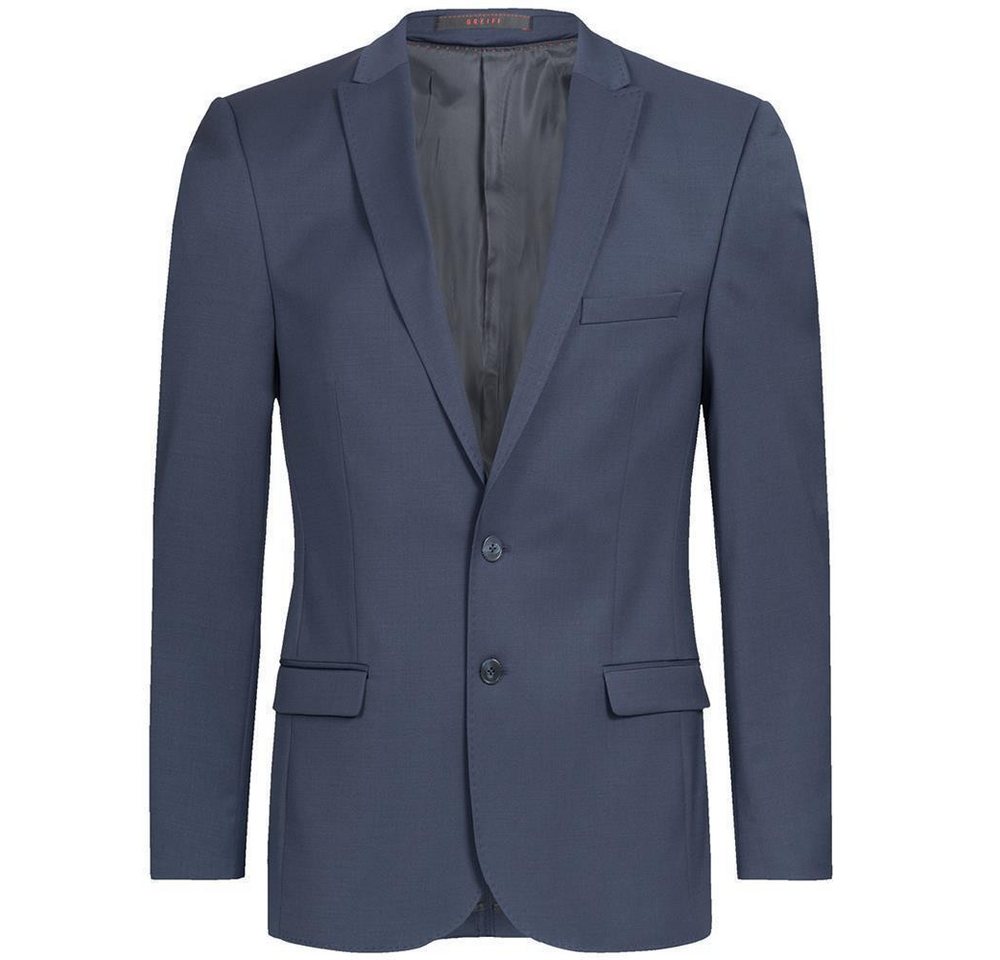 GREIFF Sakko Greiff Corporate Sakko Herren Modern WITH 37.5® Slim-Fit Dunkelblau 44 von GREIFF