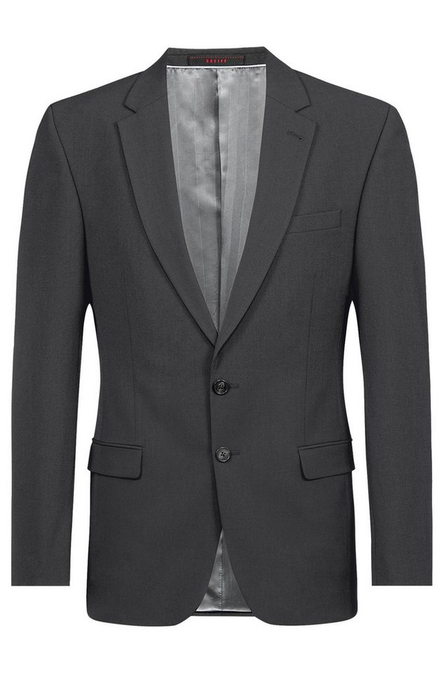 GREIFF Sakko Greiff Corporate Sakko PREMIUM Herren Slim Fit OEKO TEX® Anthrazit 50 von GREIFF