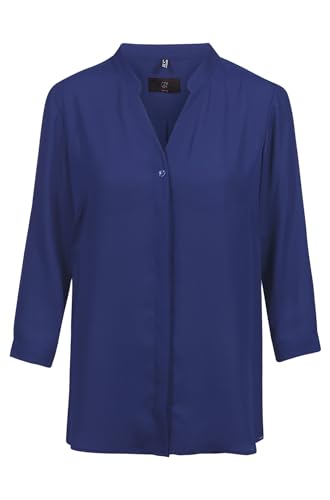 GREIFF Chiffon Damen Chiffon-Bluse 3/4-Arm V-Neck Regular Marine 38 GREIFF Chiffon Damen Chiffon-Bluse 3/4-Arm V-Neck Regular Marine 38 von GREIFF