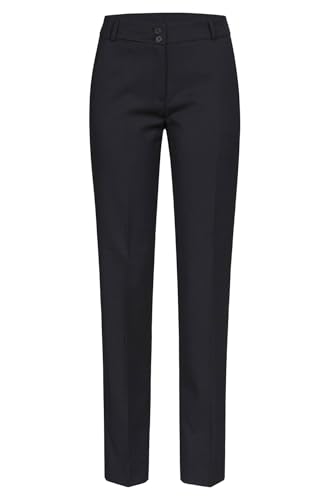 Greiff Corporate Basic Damen Business-Hose Slim-Fit Schwarz 34 von GREIFF