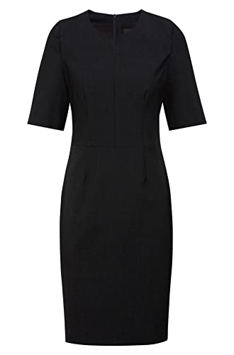 GREIFF Corporate Wear Premium Damen Kleid Regular Fit Schwarz Modell 1071 Größe 34 von GREIFF