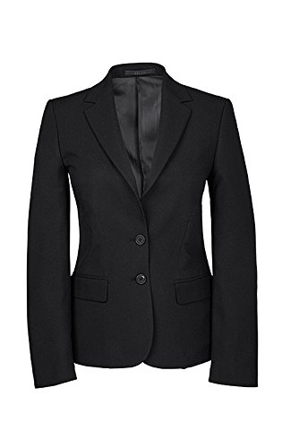 Greiff Größe 50 Gastro Moda Service Damen Blazer Regular Fit Schwarz Modell 8403 von GREIFF