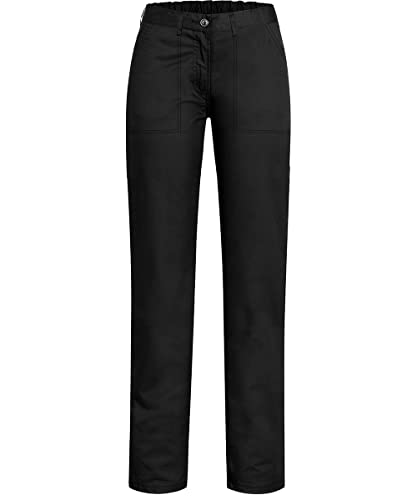 Greiff Gastro Moda Damen Cuisine Basic Hose Regular Fit Schwarz Modell 5313 Größe 42 von Greiff